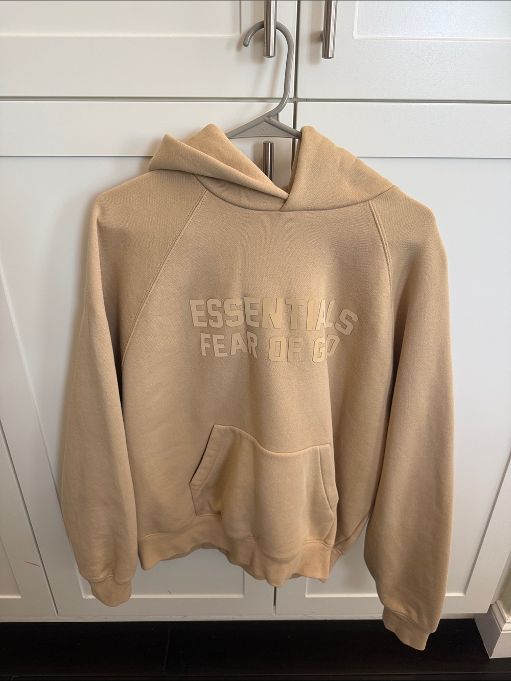 Fear of God Essentials Hoodie in Beige